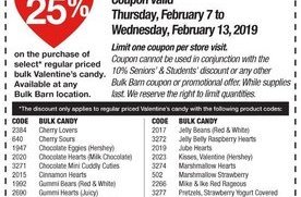 25 Off Valentine S Candy At Bulk Barn San Jose Coupons Daily