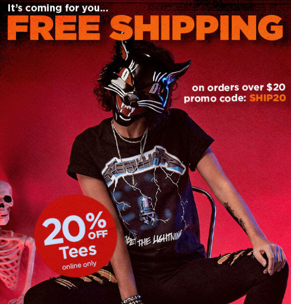 Free Shipping on Orders Over 20 at Spencer's Los Angeles Coupons