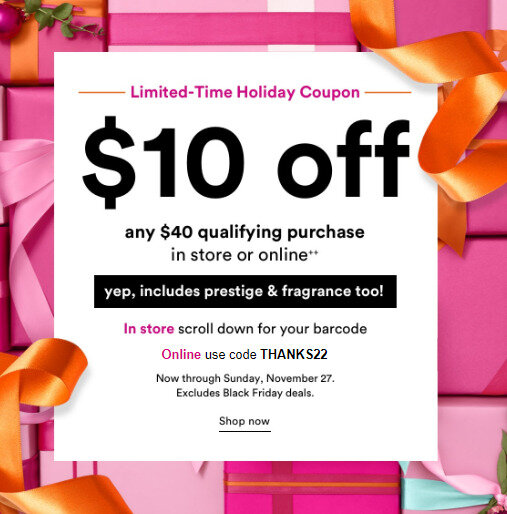 10 Off any 40 Qualifying Purchase at ULTA Los Angeles Coupons