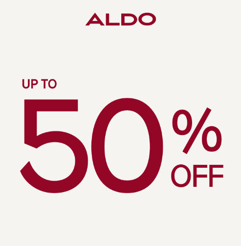 Up to 50% off online and in-store at ALDO | Indianapolis Coupons ...