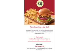 Get $10 Off Orders of $40 or More, 4 Times! at Applebee's | Los Angeles