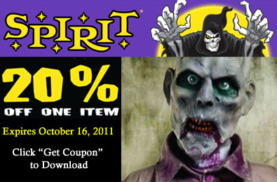 Printable Coupon: 20% Off One Item At Spirit Halloween Store ...