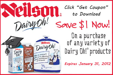 Printable Coupon 1 Off On A Purchase Of Any Variety Of Neilson Dairy Oh Products San Jose Coupons Daily Draws Coupons Contests And More Royaldraw Com