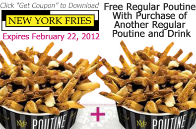 New york best sale fries coupon