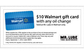 Walmart Oil Change Coupons Online and Offline