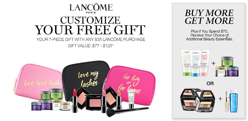 Free of charge 7-piece present with any $35 Lancome acquire on the web and graphic regarding Bon Ton Printable Coupon identify No cost 7-piece reward with any $35 Lancome order on-line and